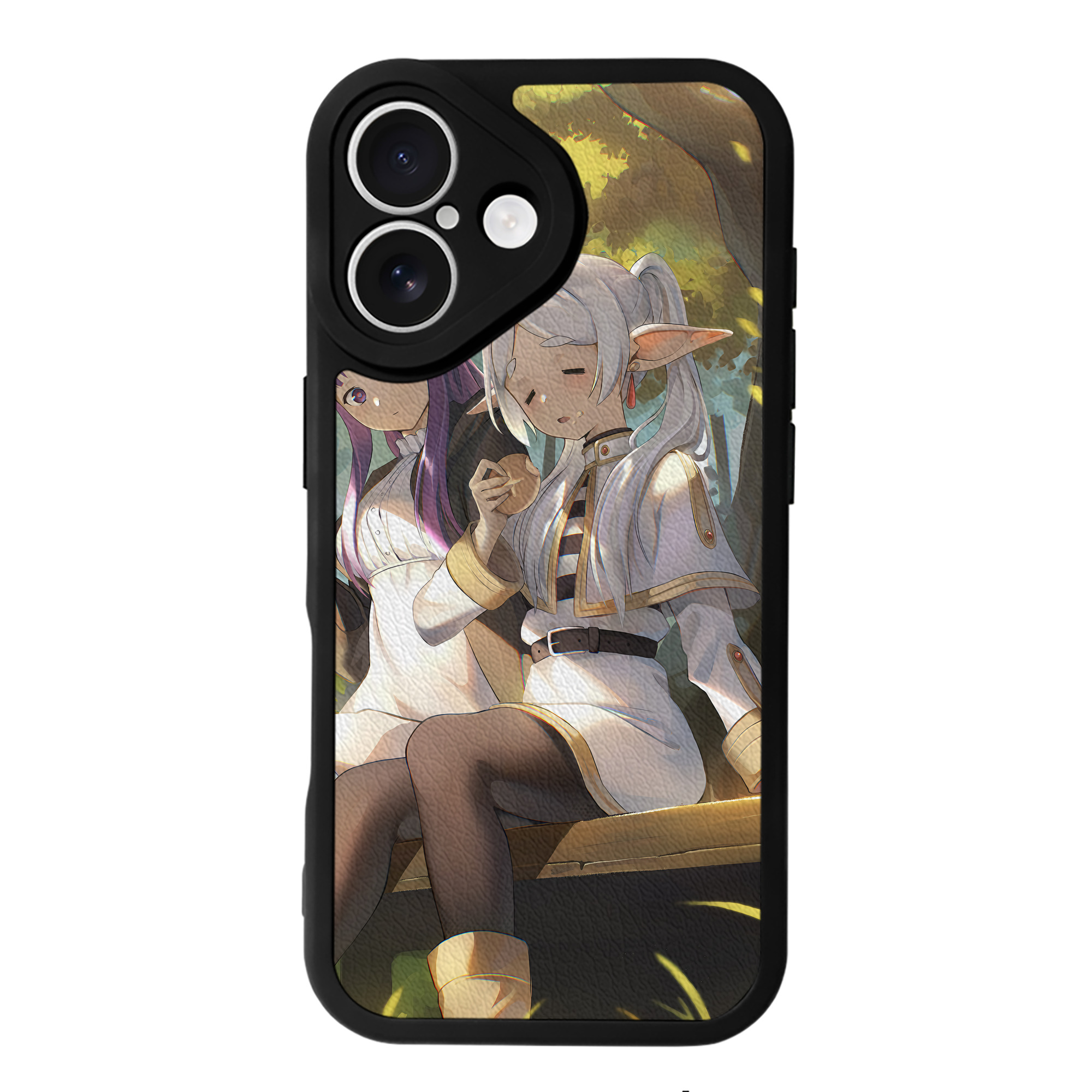 （画像用） 葬送のフリーレン Frieren 【iPhone 16シリーズ対応】シリコンスマホケース（レザー調） 材質：シリコン